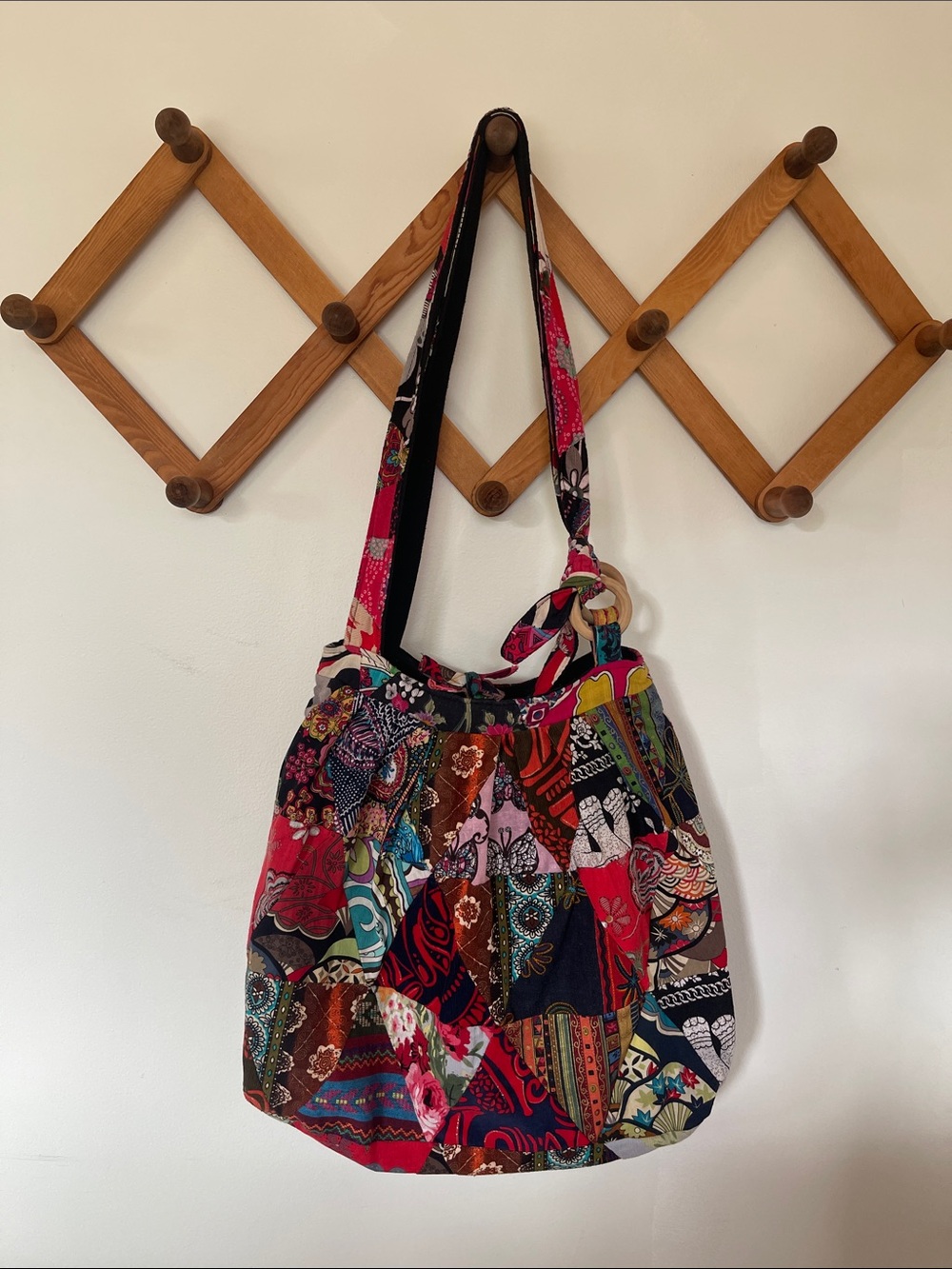 Patchwork Bohemian fabric purse